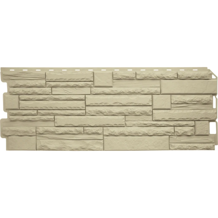 Фасадная панель Альта Профиль Скалистый камень ЭКО Песчаный 1170х450х23