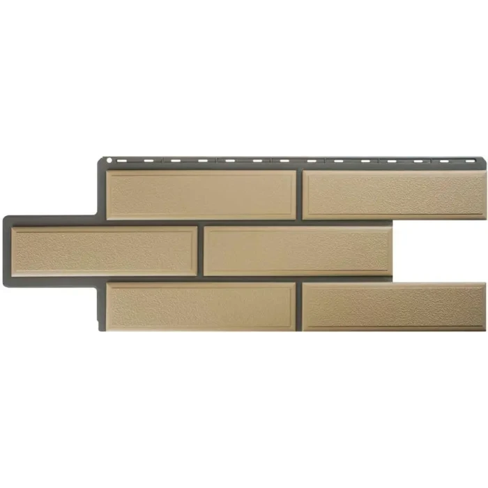 Фасадная панель Альта Профиль Камень Венецианский Слоновая кость 1260х450х20