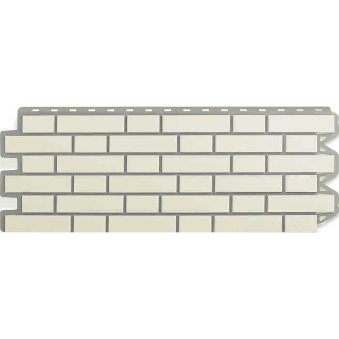 Фасадная панель Альта Профиль Кирпич клинкерный Белый 1220х440х20