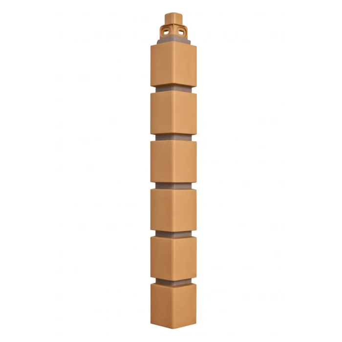 Наружный угол малый Альта Профиль Кирпич клинкерный Бежевый 460х50х21