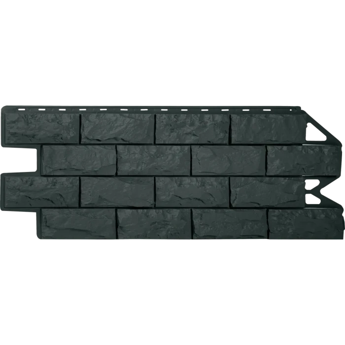 Фасадная панель Альта Профиль Фагот ЭКО Графит 1170х450х26