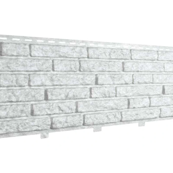 Фасадная панель c двойным замком Stone-House кварцит светло-серый NEW