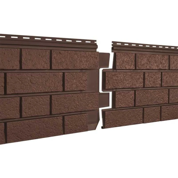 Фасадная панель c Stone-House S-lock клинкер терракотовый