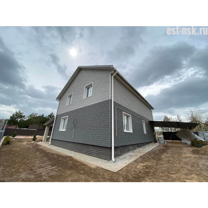 Фасадная панель с двойным замком Hokla винтаж пепел NEW