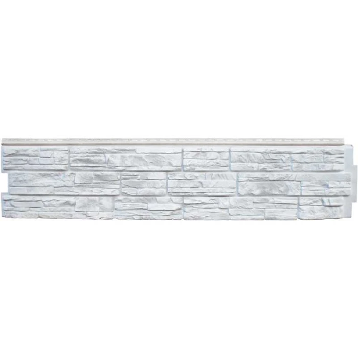 Панель фасадная Grand Line Крымский сланец Серебро 