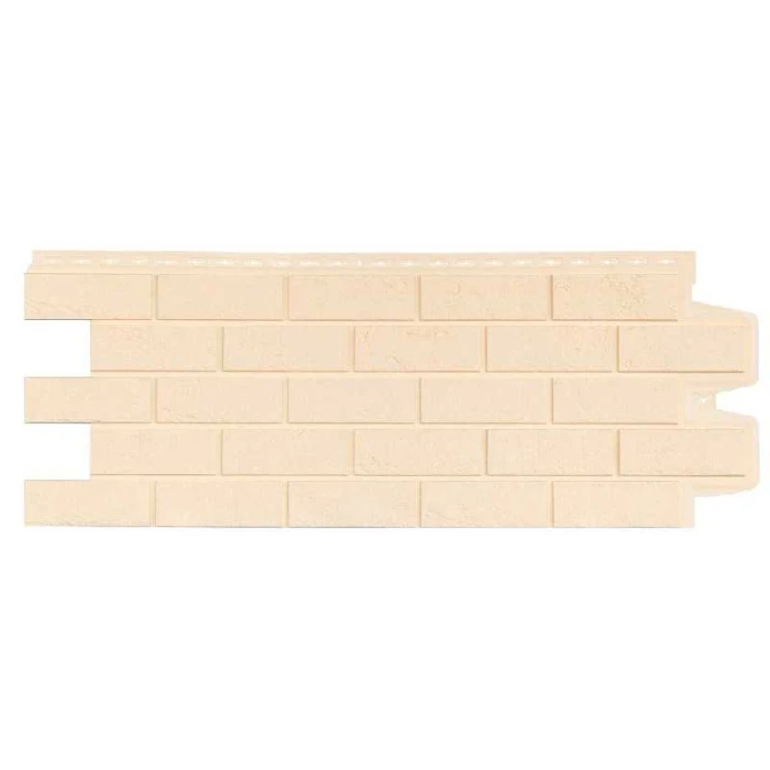 Фасадная панель Grand Line Кирпич состаренный Стандарт Бежевый 