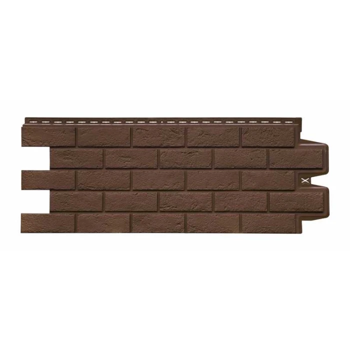 Фасадная панель Grand Line Кирпич состаренный Стандарт Земля 