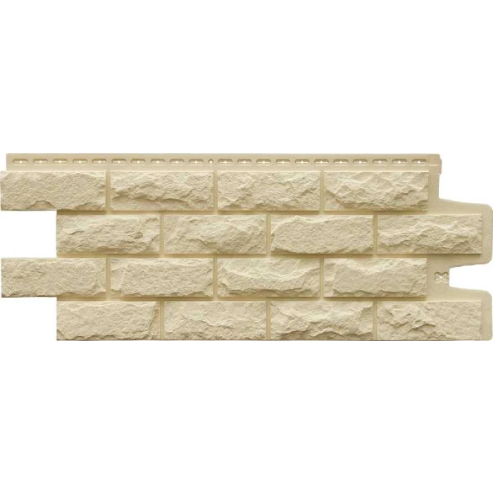 Фасадная панель Grand Line Колотый камень Стандарт Бежевый 