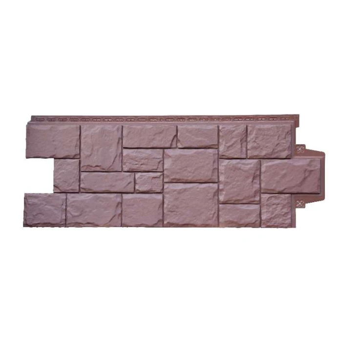 Фасадная панель Grand Line Крупный камень Стандарт Земля 