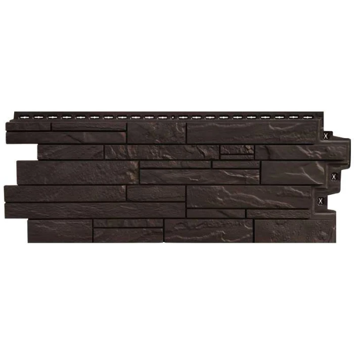 Фасадная панель Grand Line Скала Стандарт Коричневый 