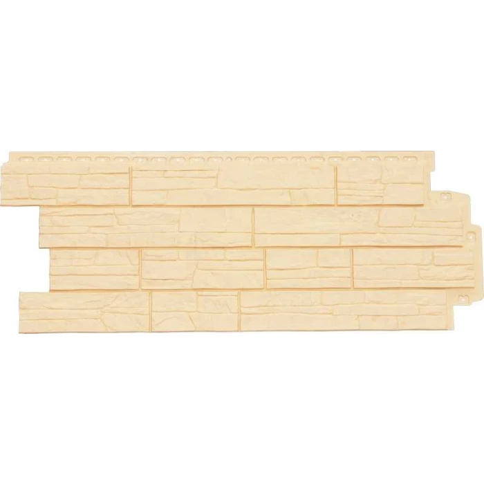 Фасадная панель Grand Line Сланец Стандарт Бежевый 