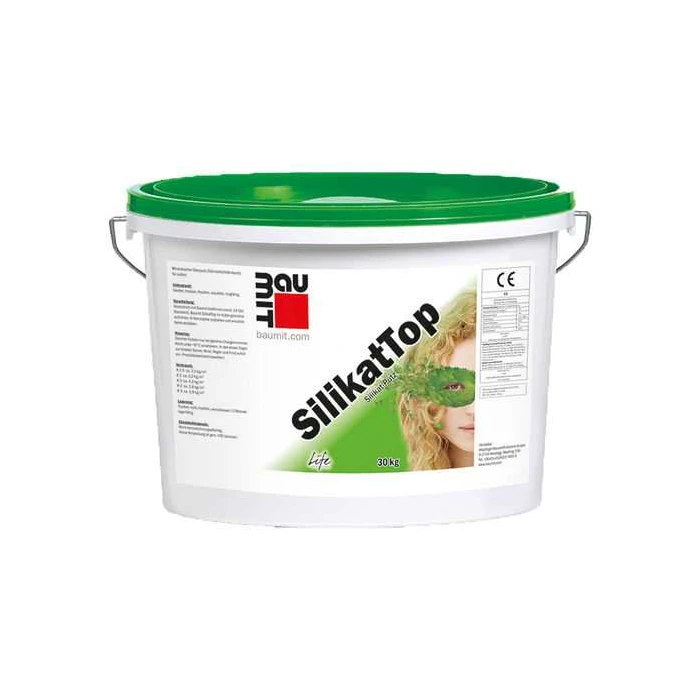 Пастообразная декоративная штукатурка Baumit SilikatTop БАЗА 25 кг (Австрия)