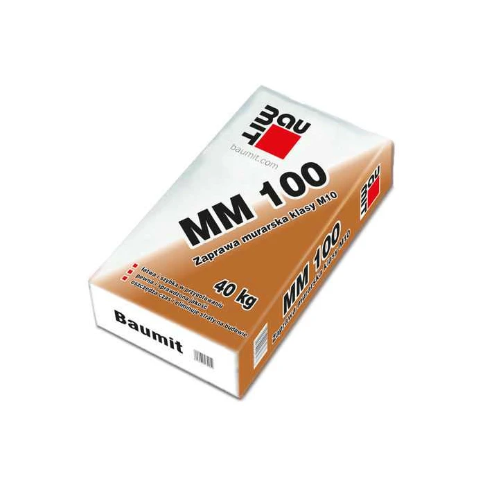 Цементно-песчаный кладочный раствор Baumit MM 100