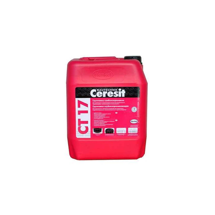 Грунтовка глубокого проникновения, морозостойкая СТ17 Ceresit, 10л