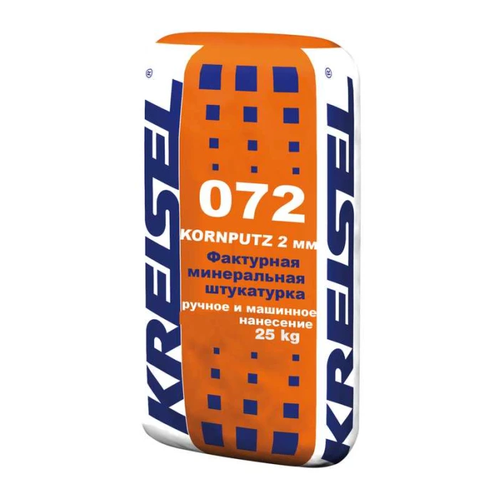 Декоративная минеральная штукатурка для ручного и механизированного нанесения 072 KORNPUTZ Kreisel, 2мм