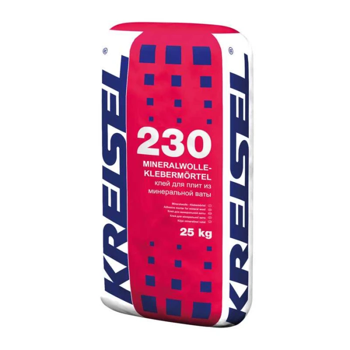 Клей для плит из минеральной ваты 230 MINERALWOLLE -KLEBEMÖRTEL Kreisel,25 кг