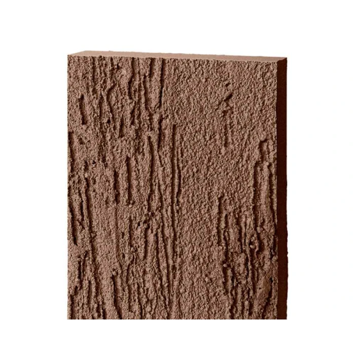 Панель фиброцементная БЕТЭКО Короед RAL 8028 терракотовый 8х1200х3000