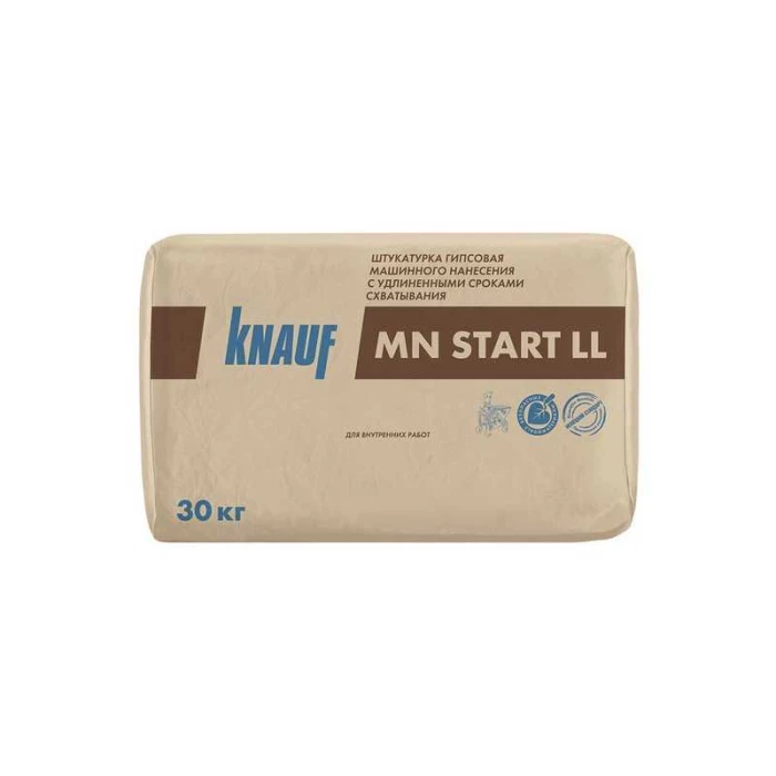 Штукатурка гипсовая машинного нанесения КНАУФ-МН СТАРТ ЛЛ 30 кг