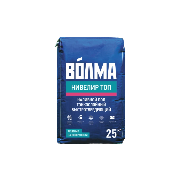 Смесь для выравнивания пола ВОЛМА-Нивелир Топ 25 кг
