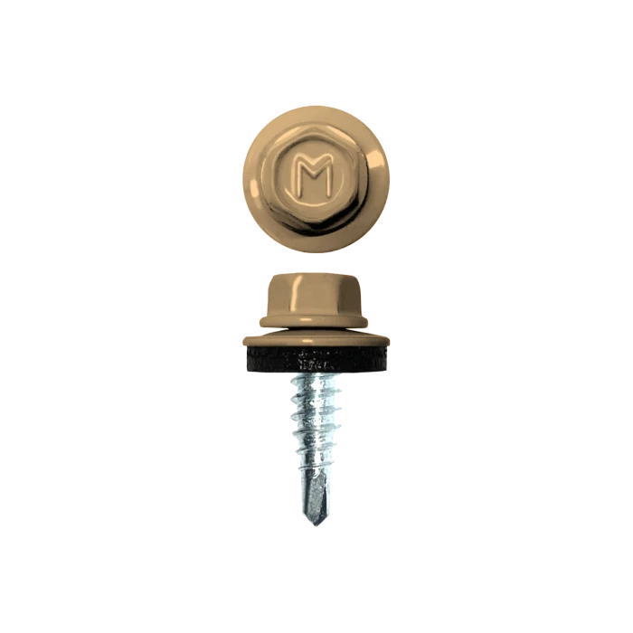 Саморез по металлу Daxmer 4,8х19 (250шт) сверло №2 RAL 1001