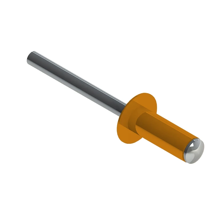 Заклёпка вытяжная Daxmer 3,2х8,0 RAL 1006 (1000шт) нерж/нерж
