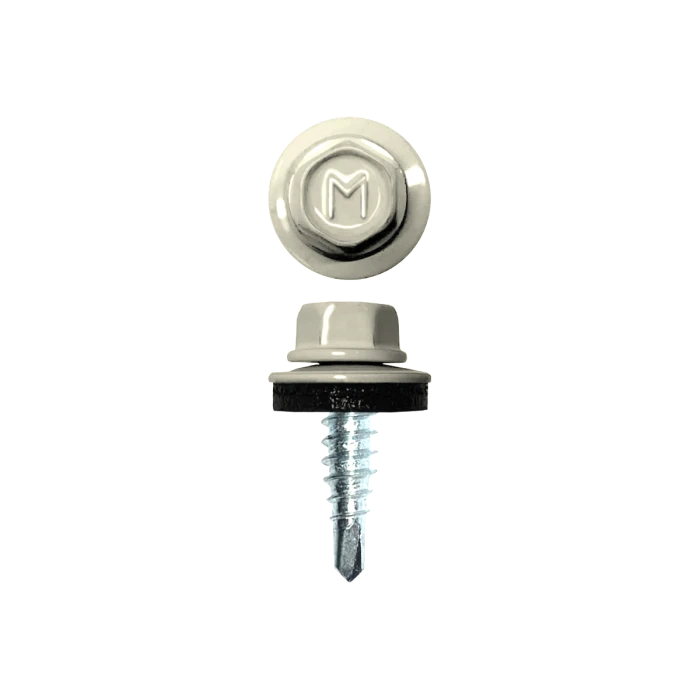 Саморез по металлу Daxmer 4,8х19 (250шт) сверло №2 RAL 1013