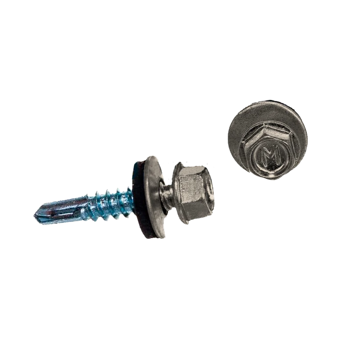 Саморез по металлу Daxmer 5,5х25 (250шт) сверло №3 RAL 1013