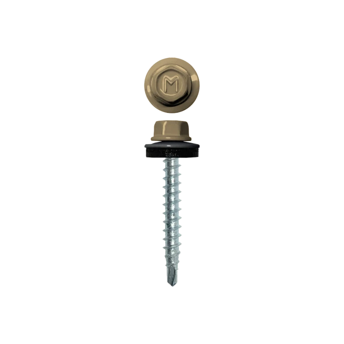 Саморез кровельный Daxmer 4,8х29 (250шт) сверло №1 RAL 1014