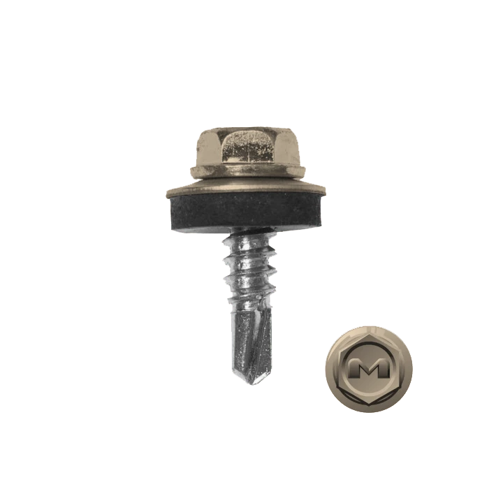 Саморез по металлу Daxmer 5,5х19 RAL 1015 (250) сверло №3