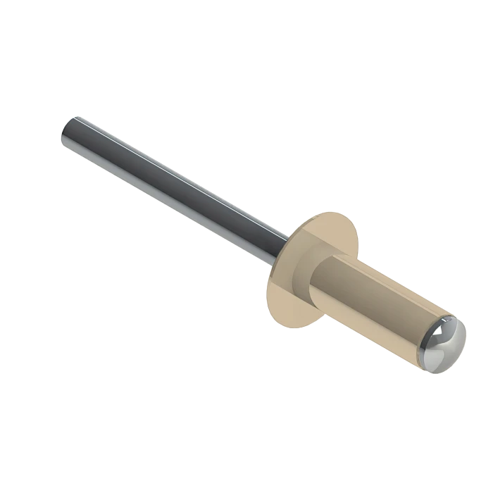 Заклёпка вытяжная Daxmer 3,2х8 RAL 1015 (20х1000шт) ал/ст