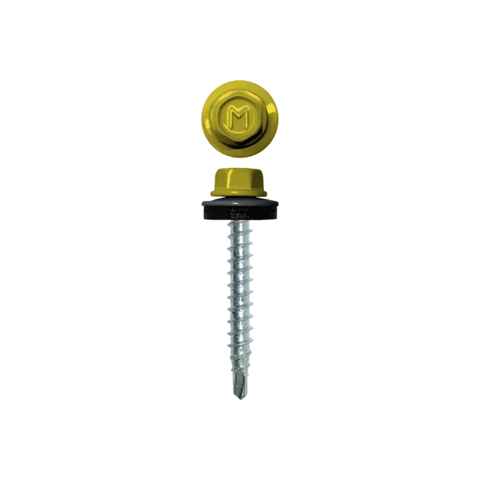 Саморез кровельный Daxmer 4,8х29 (250шт) сверло №1 RAL 1016