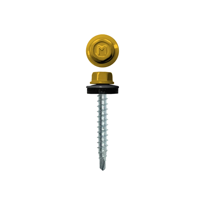 Саморез кровельный Daxmer 4,8х29 (250шт) сверло №1 RAL 1018