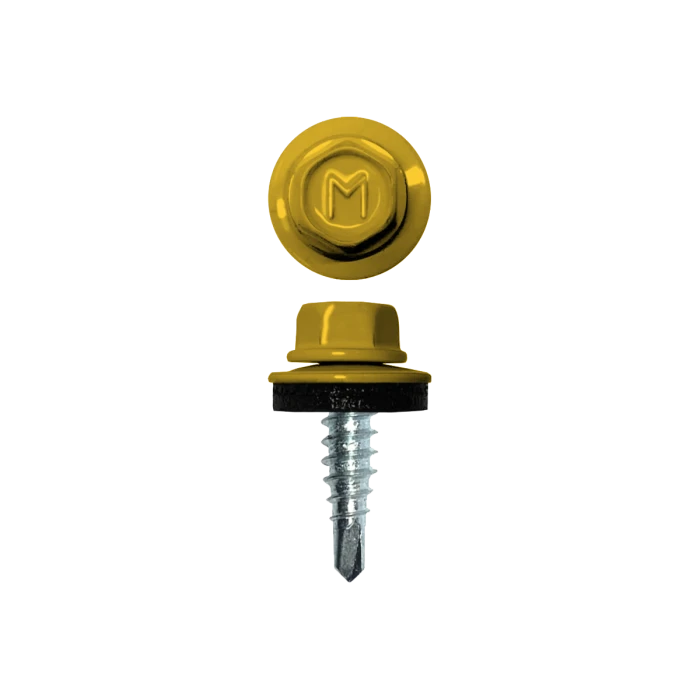 Саморез по металлу Daxmer 4,8х19 (250шт) сверло №2 RAL 1018