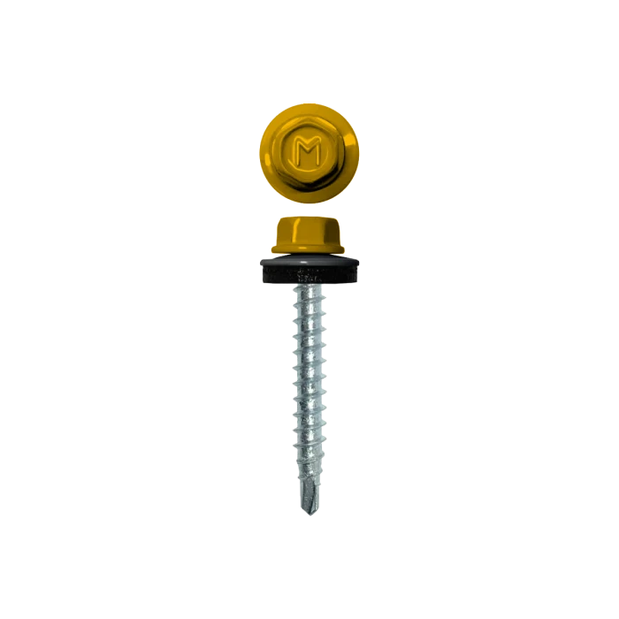 Саморез кровельный Daxmer 4,8х29 (250шт) сверло №1 RAL 1021