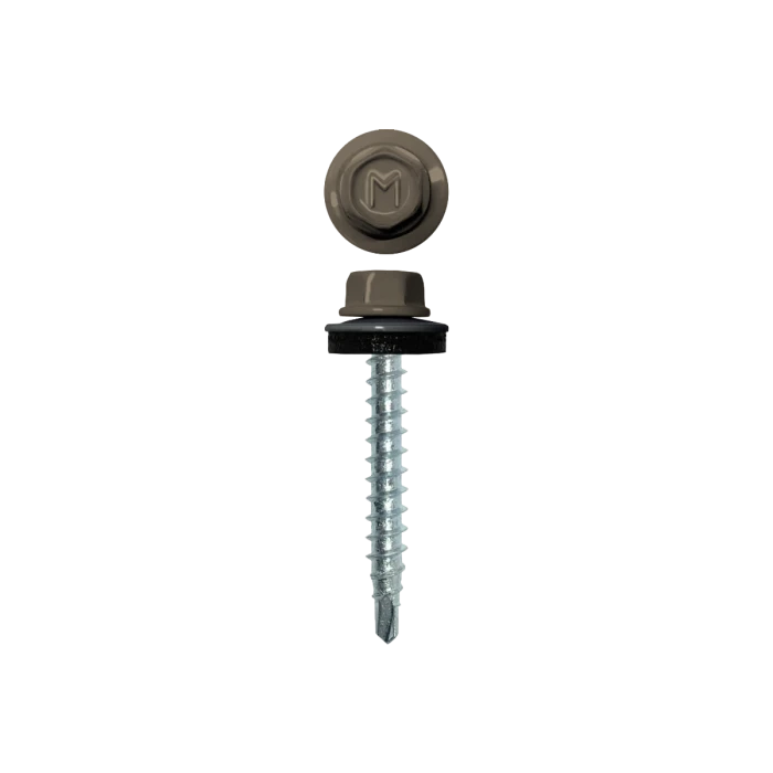 Саморез кровельный Daxmer 4,8х29 (250шт) сверло №1 RAL 1035