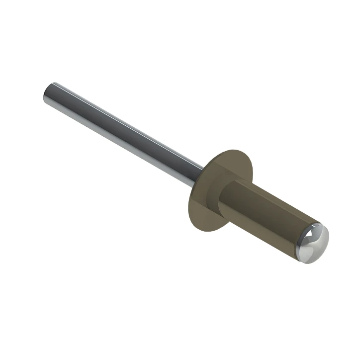 Заклёпка вытяжная Daxmer 3,2х8,0 RAL 1035 (1000 шт) сталь/сталь