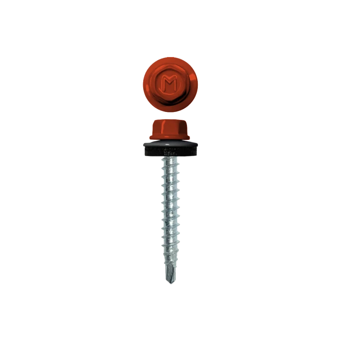 Саморез кровельный Daxmer 4,8х29 RAL 2004 (250) сверло №1