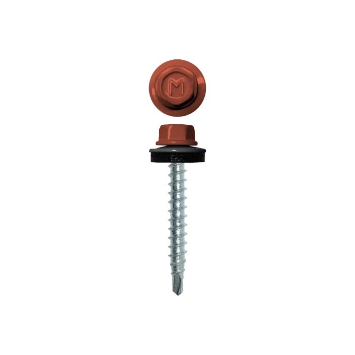 Саморез кровельный Daxmer 4,8х29 (250шт) сверло №1 RAL 2012