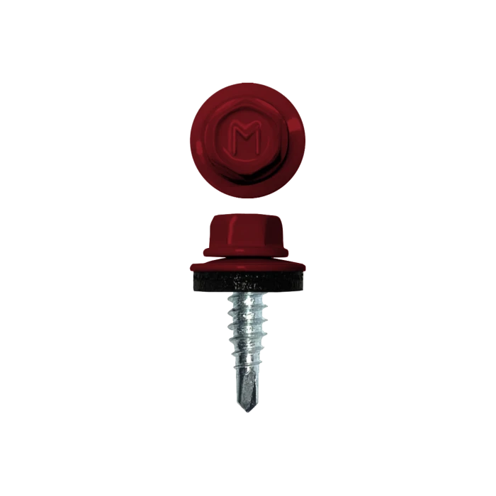 Саморез по металлу Daxmer 4,8х16 (400шт) сверло №2 RAL 3003