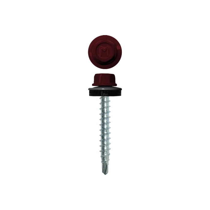 Саморез кровельный Daxmer 4,8х29 (250шт) сверло №1 RAL 3005