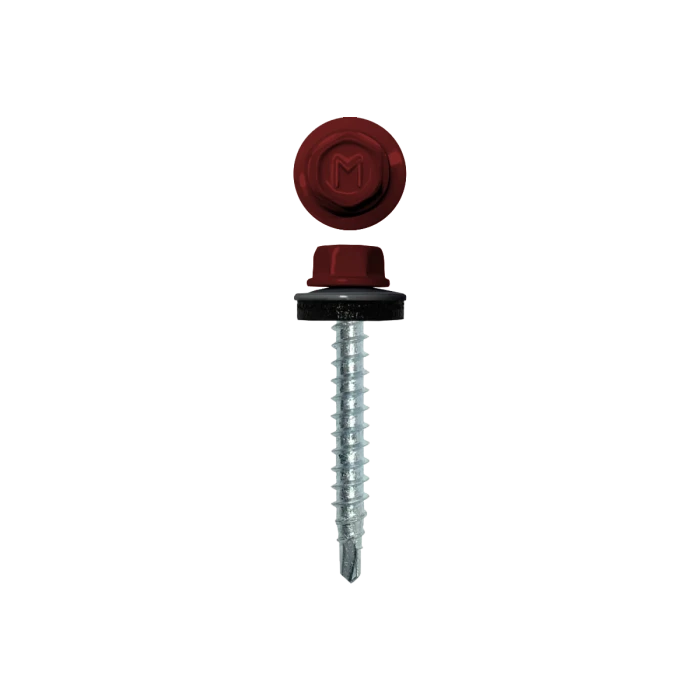 Саморез кровельный Daxmer 4,8х29 RAL 3011 (250) сверло №1