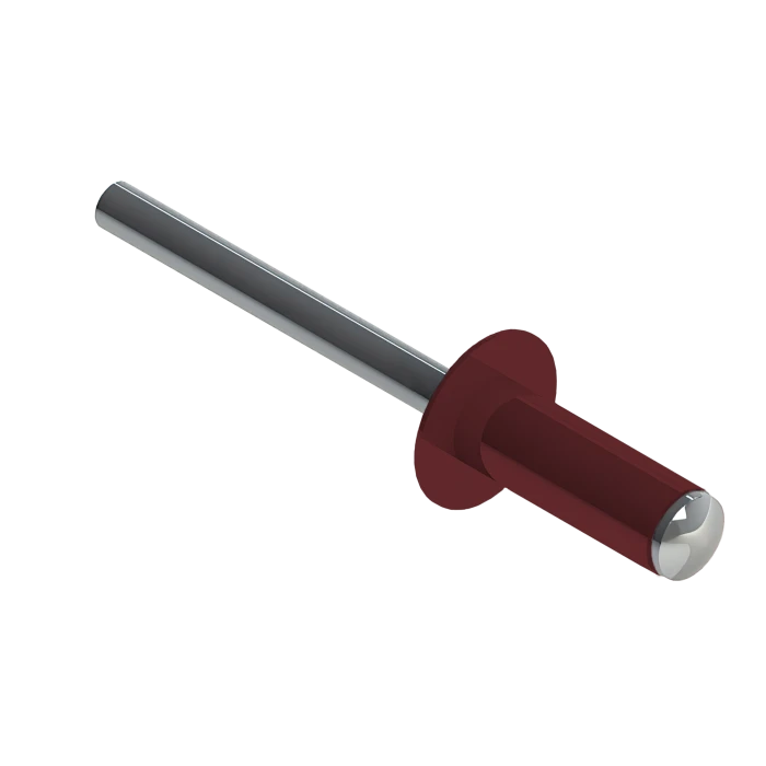 Заклёпка вытяжная Daxmer 3,2х8 RAL 3011 (10х1000шт) ал/ст