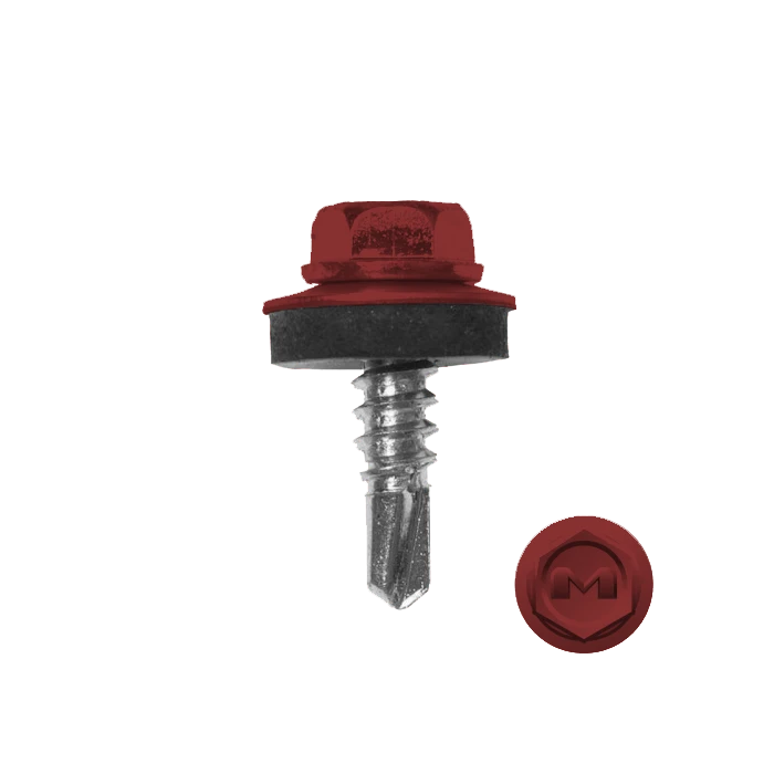 Саморез по металлу Daxmer 5,5х19 (250шт) сверло №3 RAL 3013