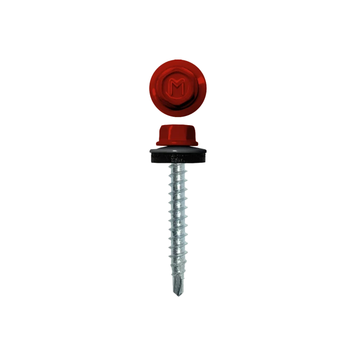 Саморез кровельный Daxmer 4,8х29 (250шт) сверло №1 RAL 3020