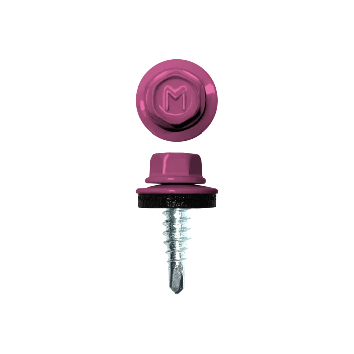 Саморез по металлу Daxmer 4,8х19 (250шт) сверло №2 RAL 4003