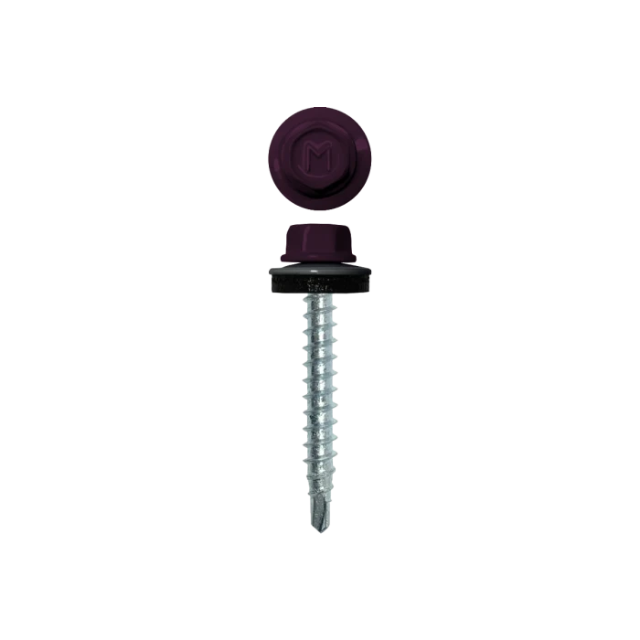 Саморез кровельный Daxmer 4,8х29 (250шт) сверло №1 RAL 4007