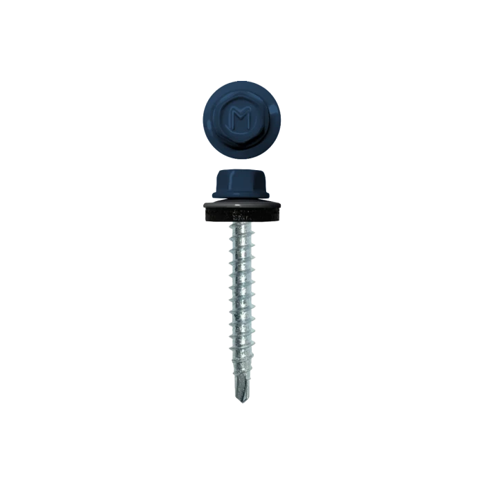 Саморез кровельный Daxmer 4,8х29 (250шт) сверло №1 RAL 5000