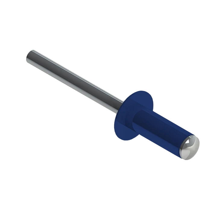 Заклёпка вытяжная Daxmer 4,0х10 RAL 5002 (8х1000шт) ал/ст