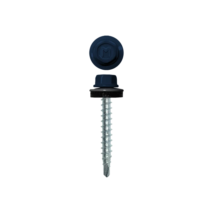 Саморез кровельный Daxmer 4,8х29 (250шт) сверло №1 RAL 5003