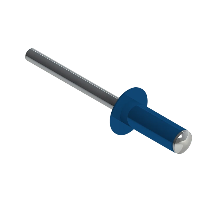 Заклёпка вытяжная Daxmer 3,2х8 RAL 5005 (20х1000шт) ал/ст
